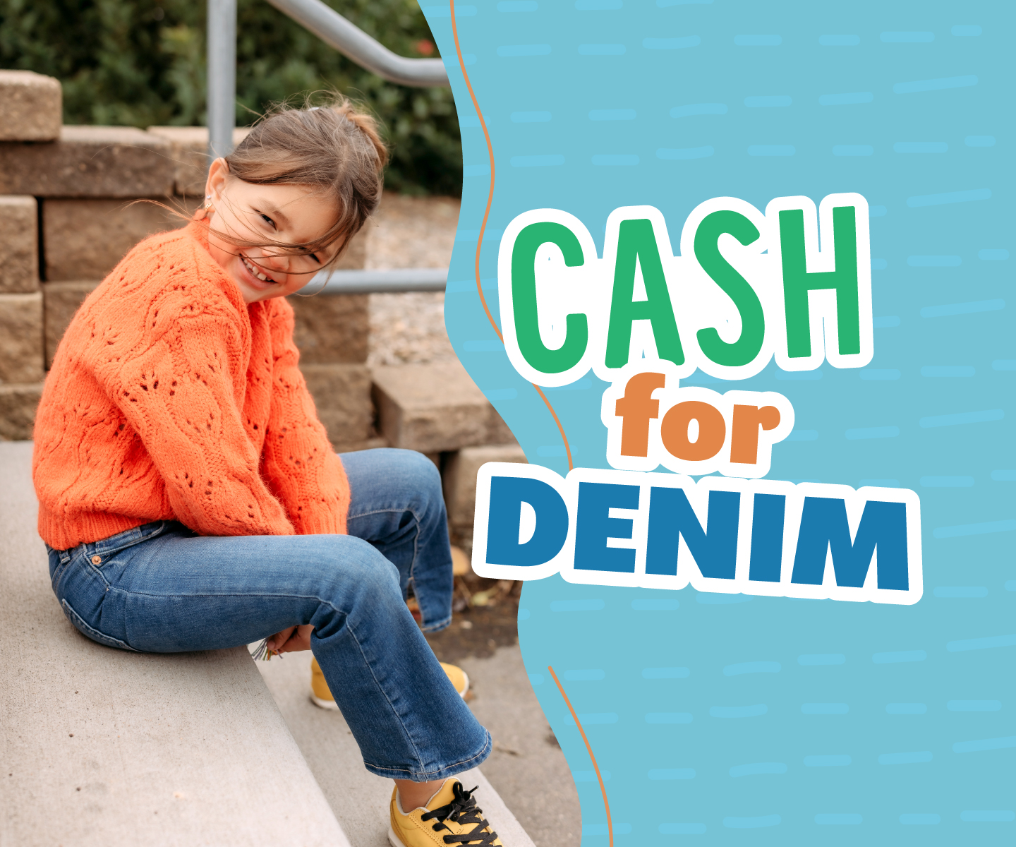 Turn outgrown jeans into CASH